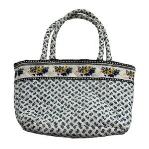Rouje Arnaud Quilted Tote Bag in Blue